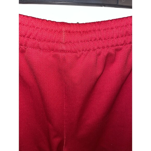 Athletic Works Athleisure Shorts Men’s Size Small Red Stretch Waist Drawstring - Picture 9 of 12